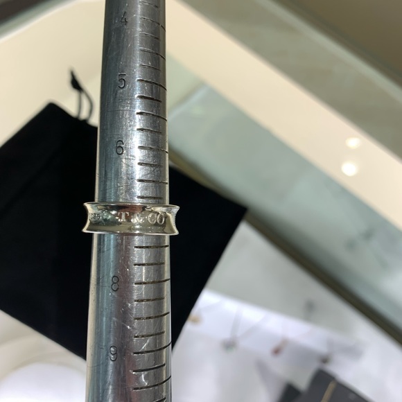 🪺Tiffany & Co. 1837 Collection Size 7 Sterling Silver Ring - Picture 4 of 12